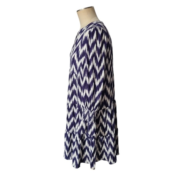 Tuckernuck Pomander Place Navy Ikat Kenzo Dress XS - Picture 8 of 15